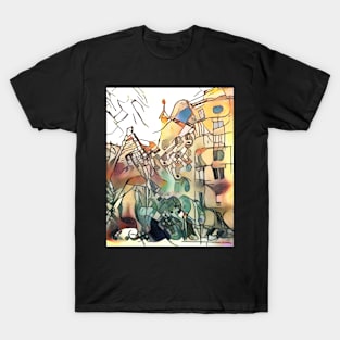 Kandinsky meets Barcelona, motif 6 T-Shirt